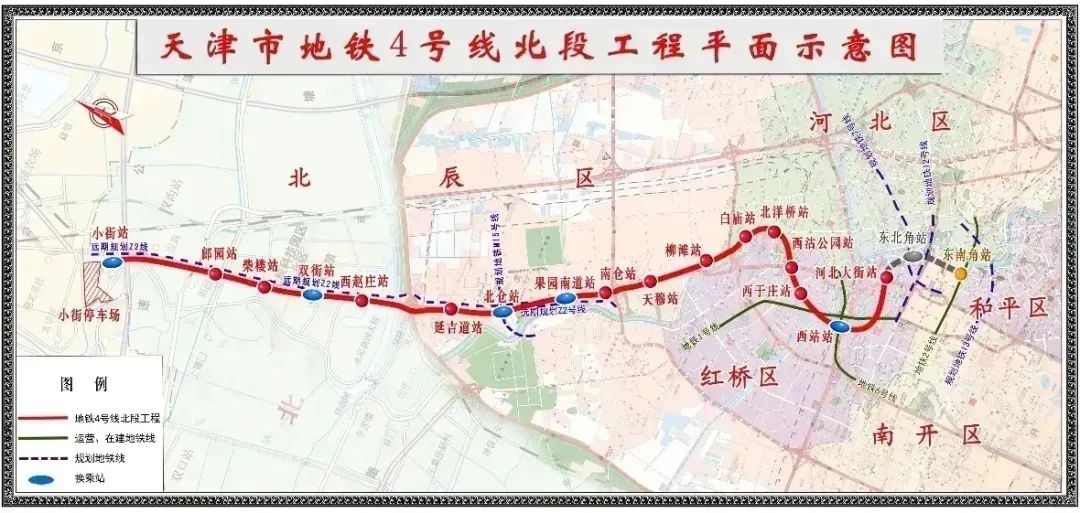 天津地铁4号线北段、7号线南段及滨海Z4线北段通车时间确定，年底前通车里程将突破400公里